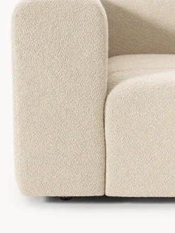 Módulo de esquina en tejido bouclé Lena