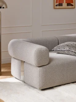 Módulo de esquina en tejido bouclé Anton