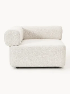 Módulo de esquina en tejido bouclé Anton