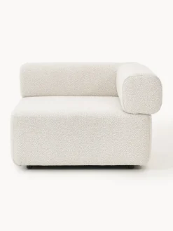 Módulo de esquina en tejido bouclé Anton