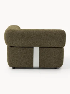 Módulo de esquina en tejido bouclé Anton