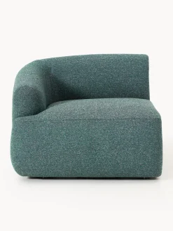 Módulo de esquina en tejido bouclé Sofia