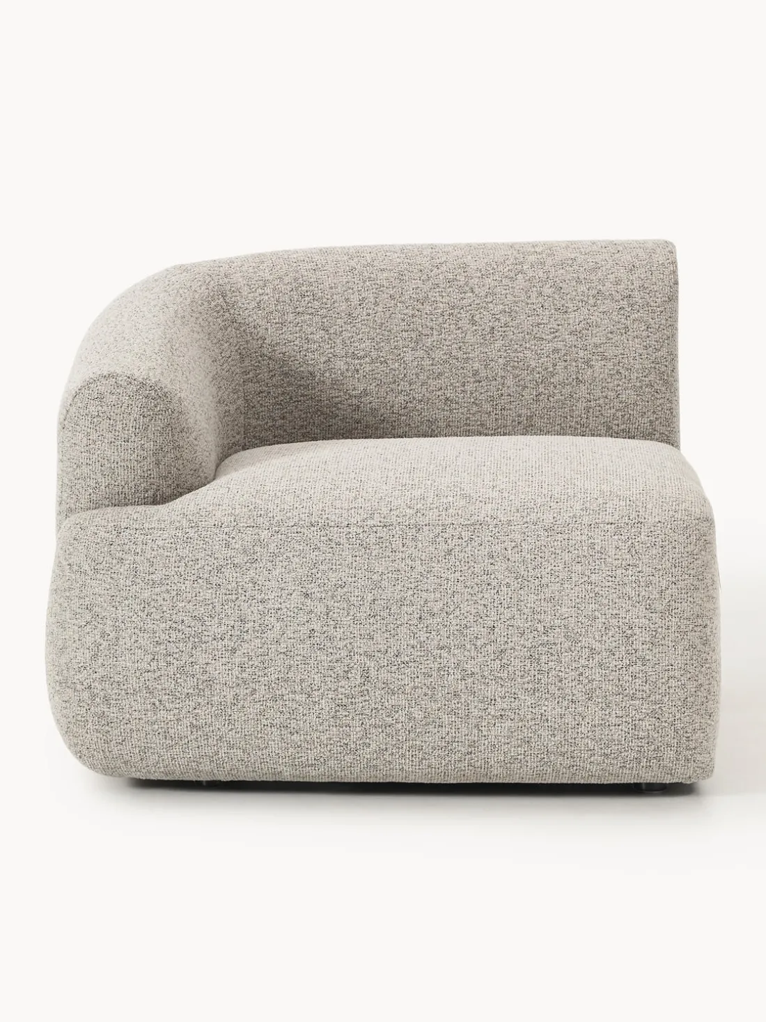 Módulo de esquina en tejido bouclé Sofia