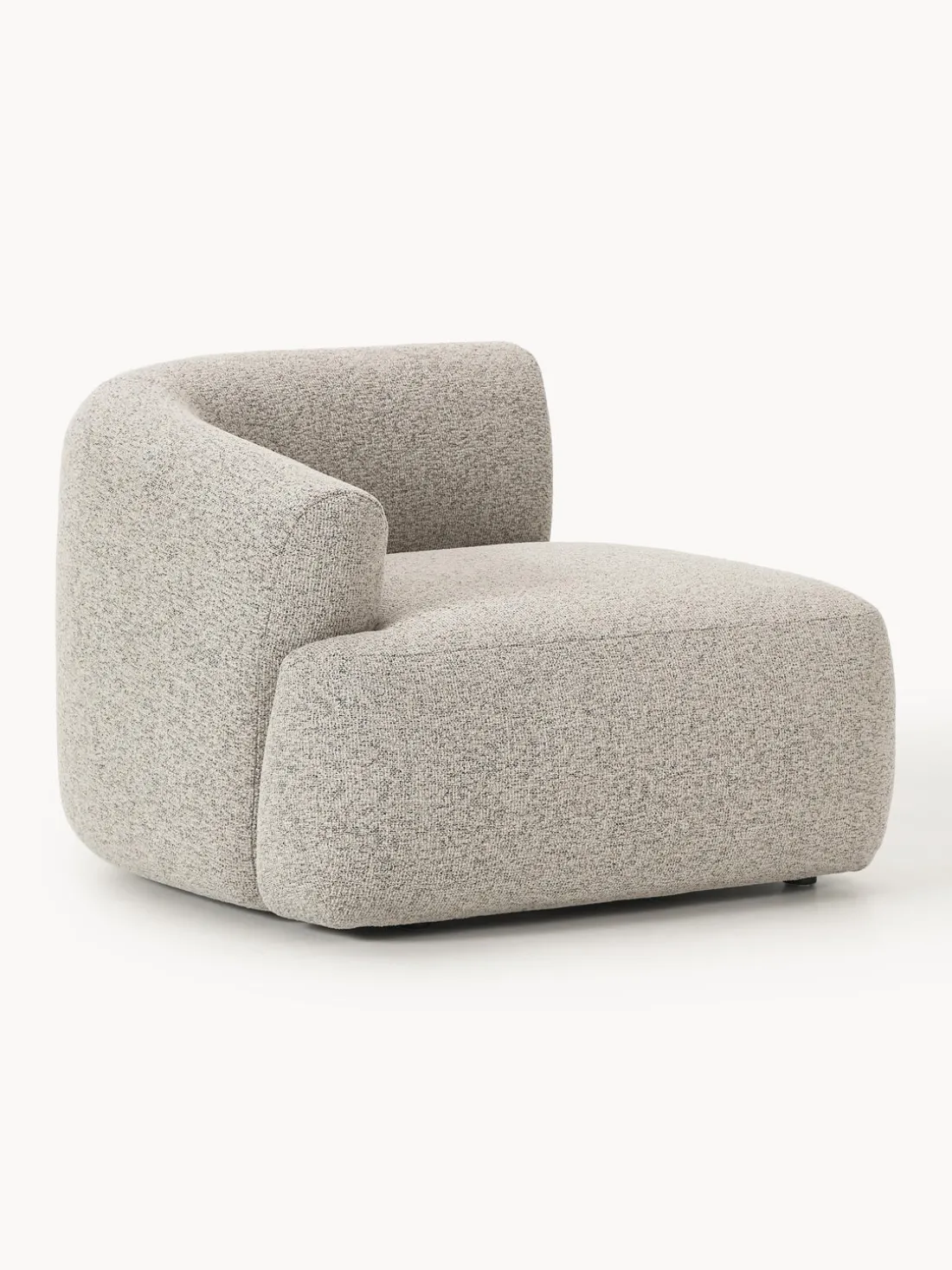 Módulo de esquina en tejido bouclé Sofia