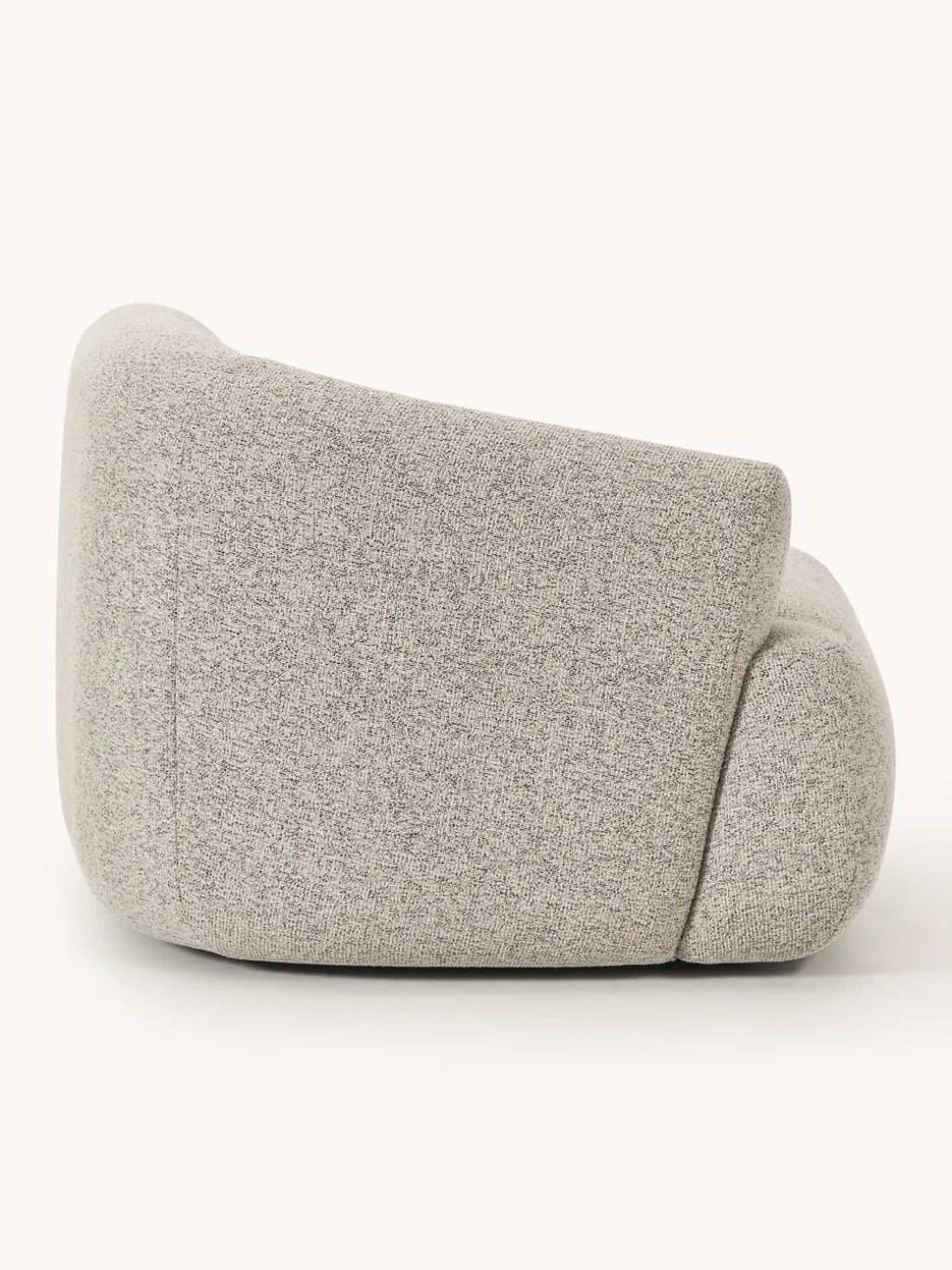 Módulo de esquina en tejido bouclé Sofia