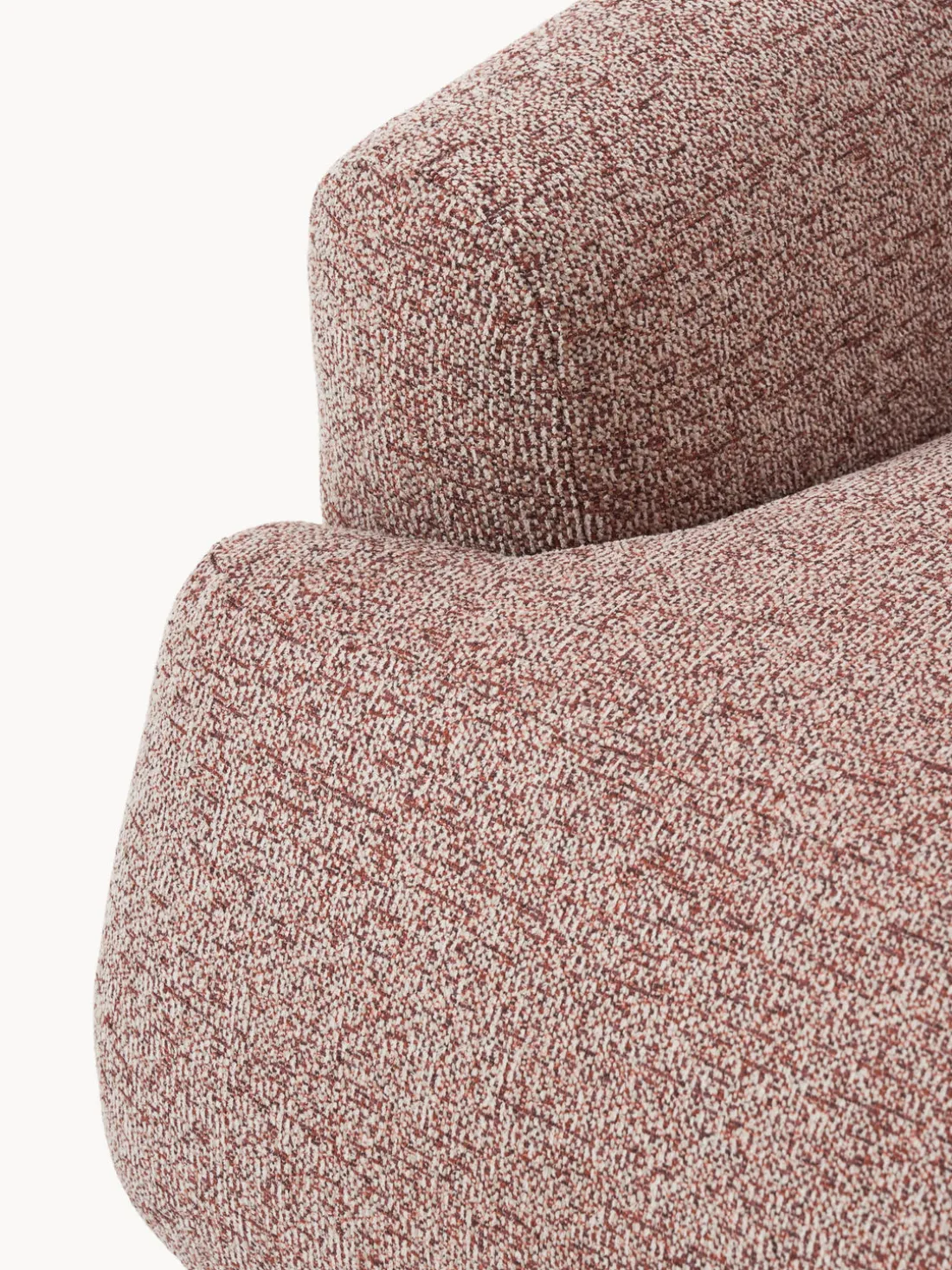 Módulo de esquina en tejido bouclé Sofia