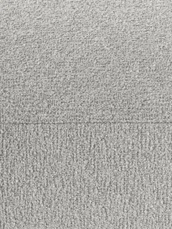 Módulo de esquina redondo en tejido bouclé Sofia