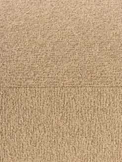 Módulo de esquina redondo en tejido bouclé Sofia