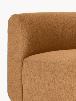 Módulo de esquina redondo en tejido bouclé Sofia