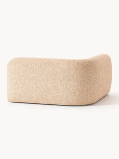 Módulo de esquina redondo en tejido bouclé Wolke