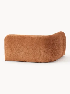 Módulo de esquina redondo de borreguillo bouclé Wolke