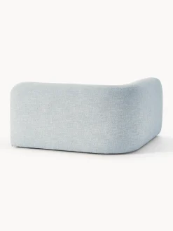 Módulo de esquina redondo en tejido bouclé Wolke