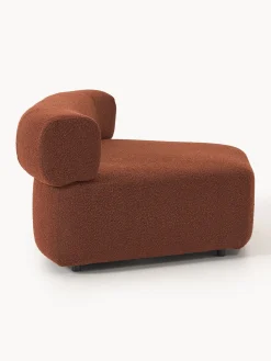 Módulo de esquina redondo en tejido bouclé Anton