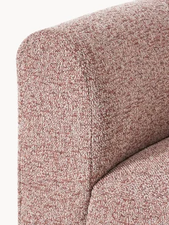 Módulo de esquina redondo en tejido bouclé Sofia