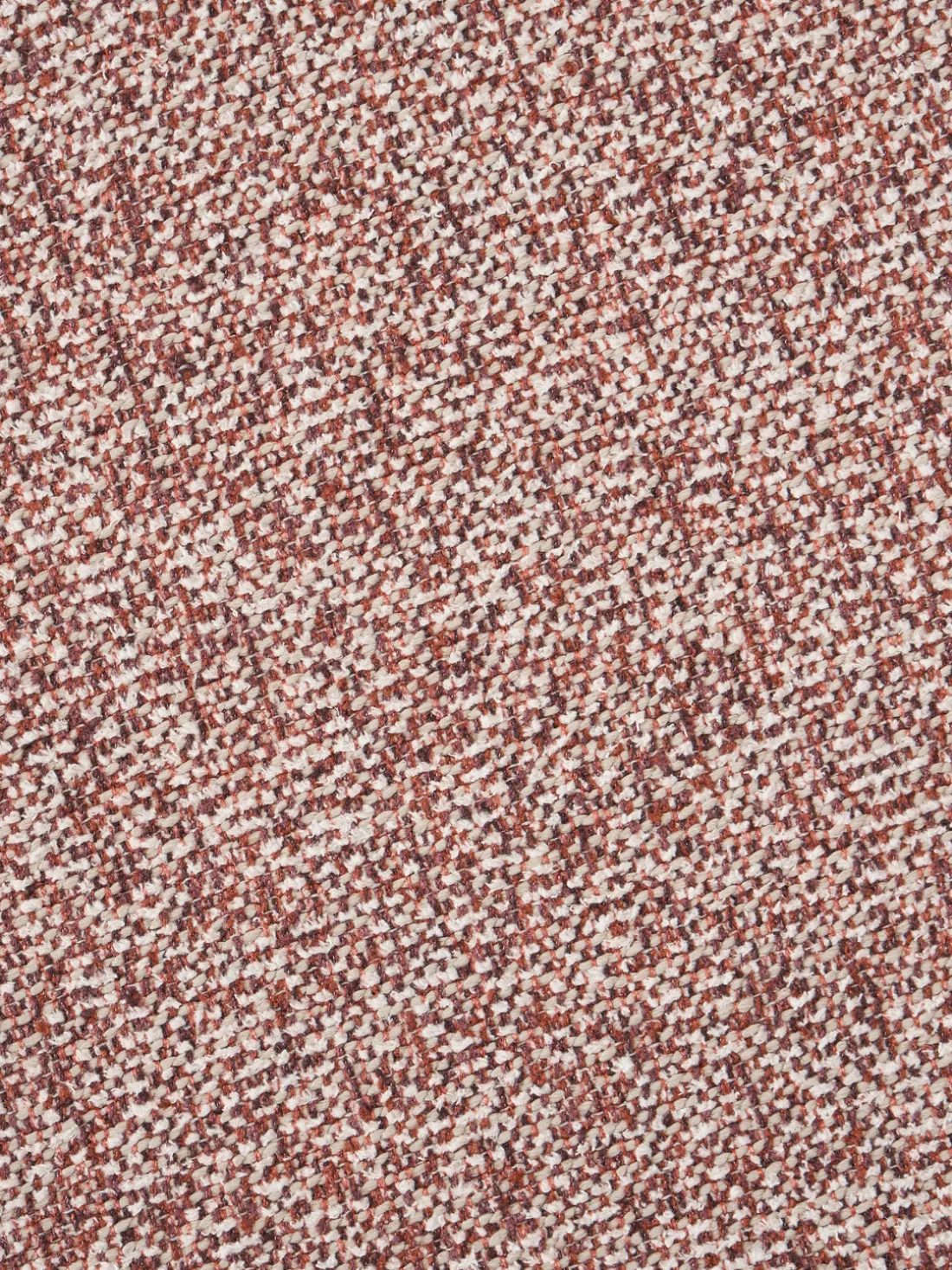 Módulo de esquina redondo en tejido bouclé Sofia