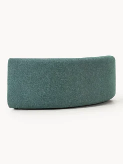 Módulo de esquina redondo en tejido bouclé Sofia