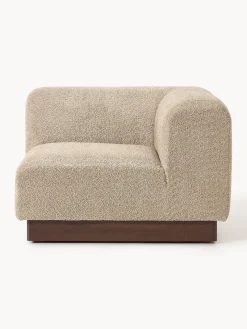 Módulo de esquina sofá de borreguillo bouclé Natalie