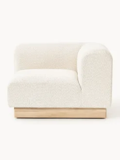 Módulo de esquina sofá de borreguillo bouclé Natalie