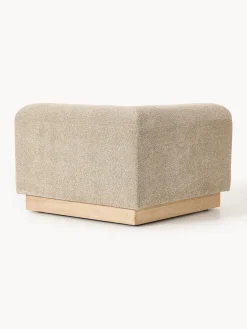 Módulo de esquina sofá de borreguillo bouclé Natalie