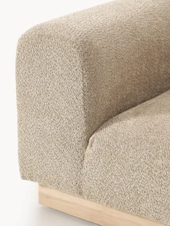 Módulo de esquina sofá de borreguillo bouclé Natalie