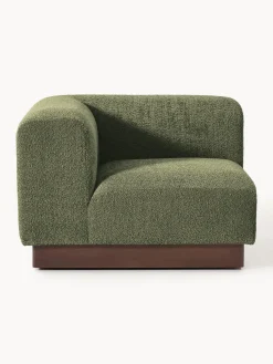 Módulo de esquina sofá de borreguillo bouclé Natalie