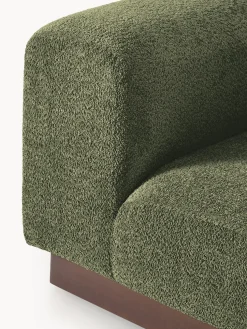 Módulo de esquina sofá de borreguillo bouclé Natalie