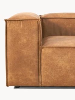 Módulo de esquina sofá de cuero reciclado Lennon