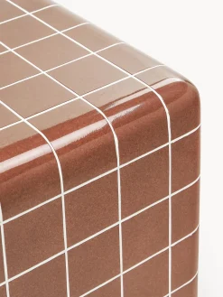 Mesa auxiliar de interior/exterior en look azulejo Doug