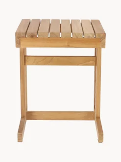 Mesa auxiliar de jardín de madera de teca Cero, 45 cm