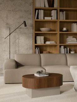 Mesa auxiliar ovalada Rylan