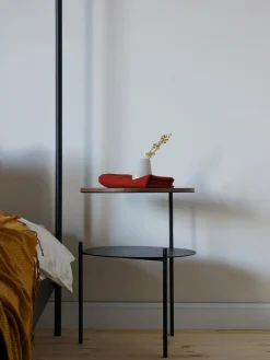 Mesa auxiliar redonda de madera Tu