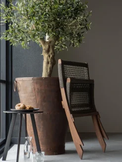 Mesa auxiliar redonda para exterior Fer