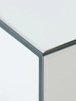 Mesa de centro artesanal de cristal de espejo Mirror, 90 cm