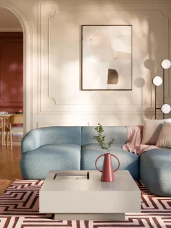 Mesa de centro con espacio de almacenamiento Alessa, 80 cm