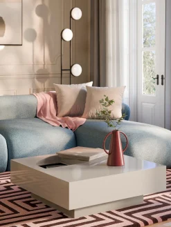 Mesa de centro con espacio de almacenamiento Alessa, 80 cm