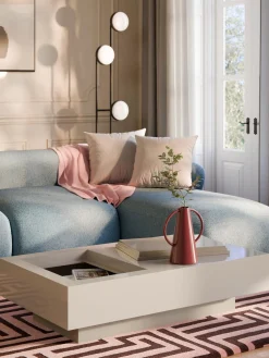 Mesa de centro con espacio de almacenamiento Alessa, 120 cm