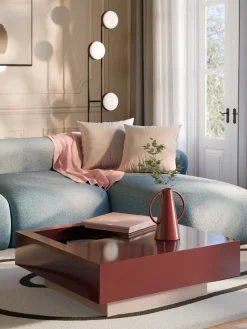 Mesa de centro cuadrada con espacio de almacenamiento Alessa