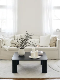 Mesa de centro de madera de roble Didi