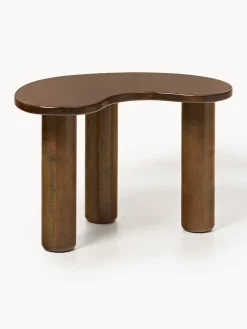 Mesa de centro de madera de caucho con forma orgánica Luppa