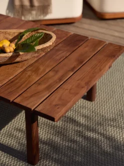 Mesa de centro de madera de acacia Matheus