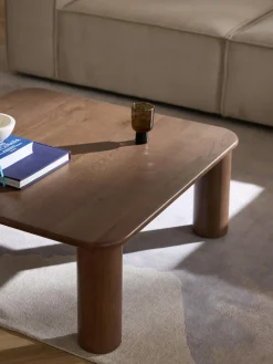 Mesa de centro de madera de roble Didi