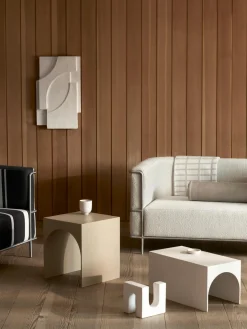 Mesa de centro de metal Arch