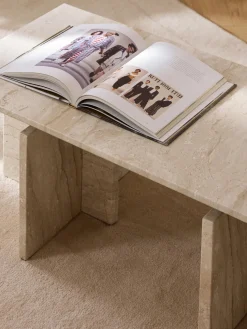 Mesa de centro de travertino Marisa