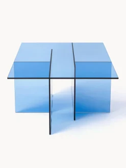Mesa de centro de vidrio Anouk, 102 cm