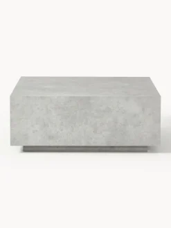 Mesa de centro en look cemento Lesley