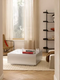 Mesa de centro en look metálico Lesley