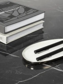 Mesa de centro en look mármol Lesley