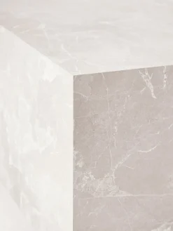 Mesa de centro en look travertino Lesley