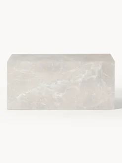 Mesa de centro en look travertino Lesley