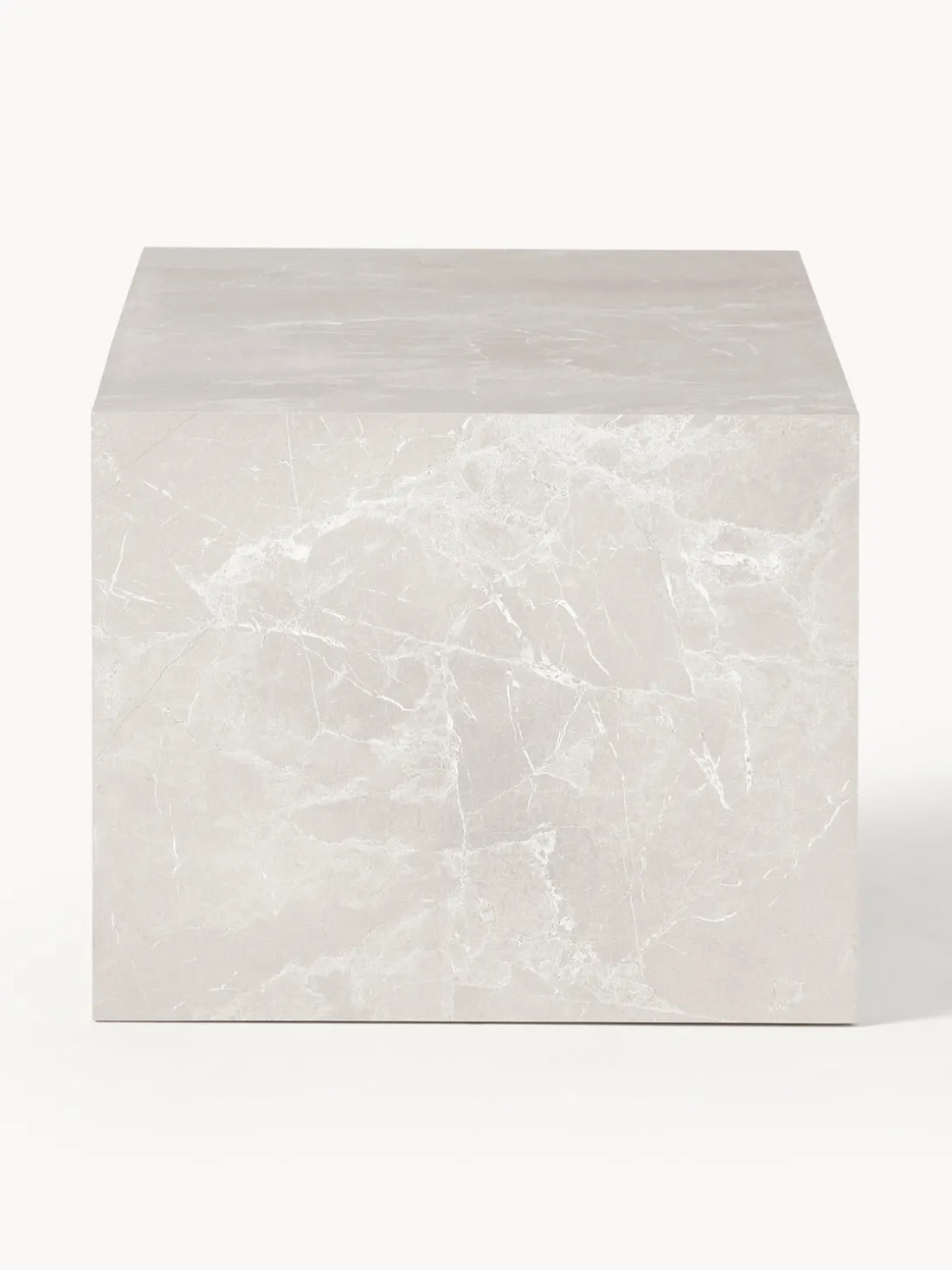 Mesa de centro en look travertino Lesley